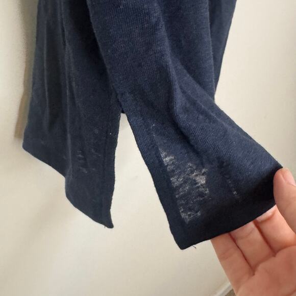 Market & Spruce Adelisa Tank Top Blue NWT Size XS Linen Embroidered Sleeveless - Picture 4 of 8